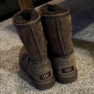 UGG Chocolate Suede Winter Boots